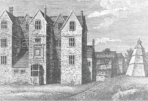 Breadsall Priory about 1787 (Derby Local Studies Library)