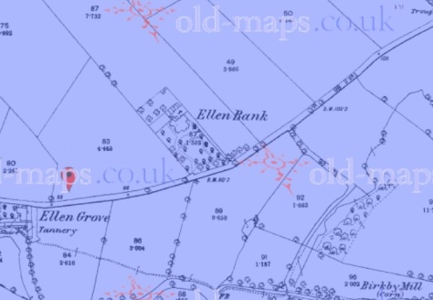Ellen Bank 1863 (Old Maps)